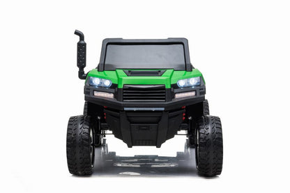 Elektro Kinderauto Bulldog A730-2 Grün-Schwarz 24V 2Sitzer