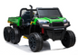 Elektro Kinderauto Bulldog A730-2 Grün-Schwarz 24V 2Sitzer