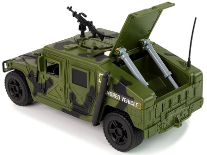Militärfahrzeug Vorderradantrieb Dunkelmaro Spielzeug für Kinder ab 3 Jahren