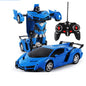 Car Robot Transformer + Remote Control Deformed Car 2in1 Multifunctional Blue