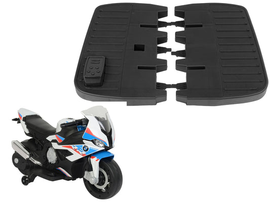 Fußstütze mit Gaspedal für Elektro Kindermotorrad BMW R1200 Set