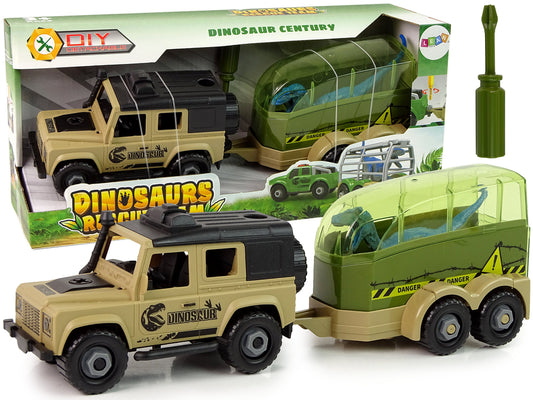 DIY Dinosaurier-Geländetransporter Auto