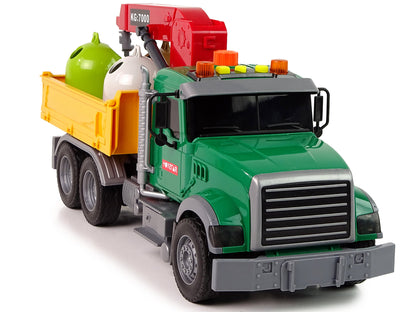 Lkw Auto Kran Transport Mülltonne Mit Sound