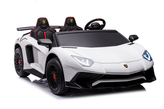 Elektro Kinderauto Lamborghini XXL A8803 Weiß 24V 2Sitzer