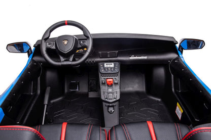 Elektro Kinderauto Lamborghini XXL Blau 24V 2Sitzer