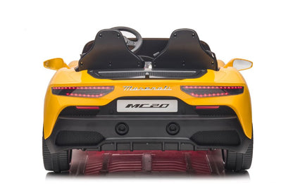 Elektro Kindermotorrad Maserati MC20 Gelb 24V 2Sitzer