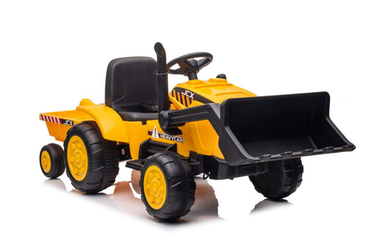 Batterieschlepper Mit Anhänger S617 Gelb Spielzeug Für Kinder Bis 30 Kg