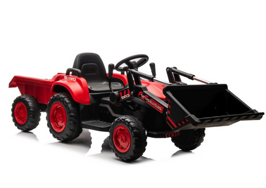 Elektro Kindertraktor Mit Schaufel BW-X002A Rot