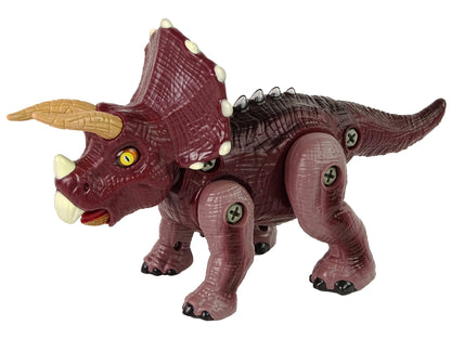 Spinnender Dinosaurier Mit Bohrer Aus Kunststoff