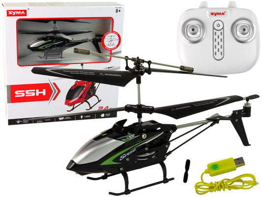 Ferngesteuerter Hubschrauber S5H SYMA 2.4G Schwarz Spielzeug für Kinder ab 8 Jahren