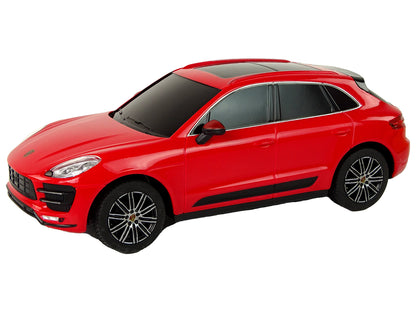Ferngesteuertes Spielzeugauto Porsche Macan Turbo 1:24 Rastar Rot