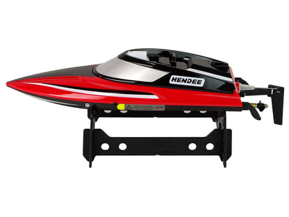 Ferngesteuertes RC Motorboot Rot 20 Bis 25 Kmh 2,4G