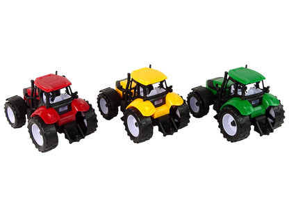 Tractor Set Farm 3 colored parts