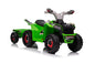 XMX630T green battery quad with trailer