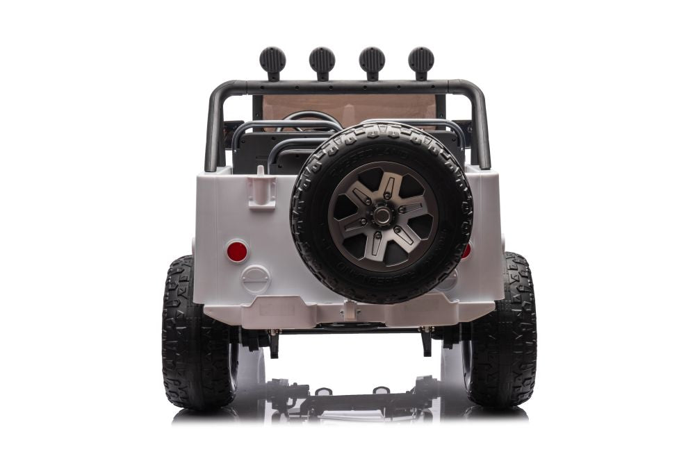 Elektro Kinderauto Jeep JH-102 Weiß 4x4 3Sitzer