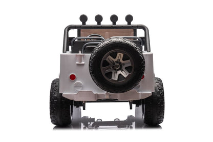 Elektro Kinderauto Jeep JH-102 Weiß 4x4 3Sitzer
