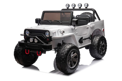 Elektro Kinderauto Jeep JH-102 Weiß 4x4 3Sitzer