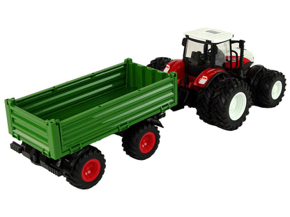 RC Traktor mit Anhänger 1:24 Rot Grün