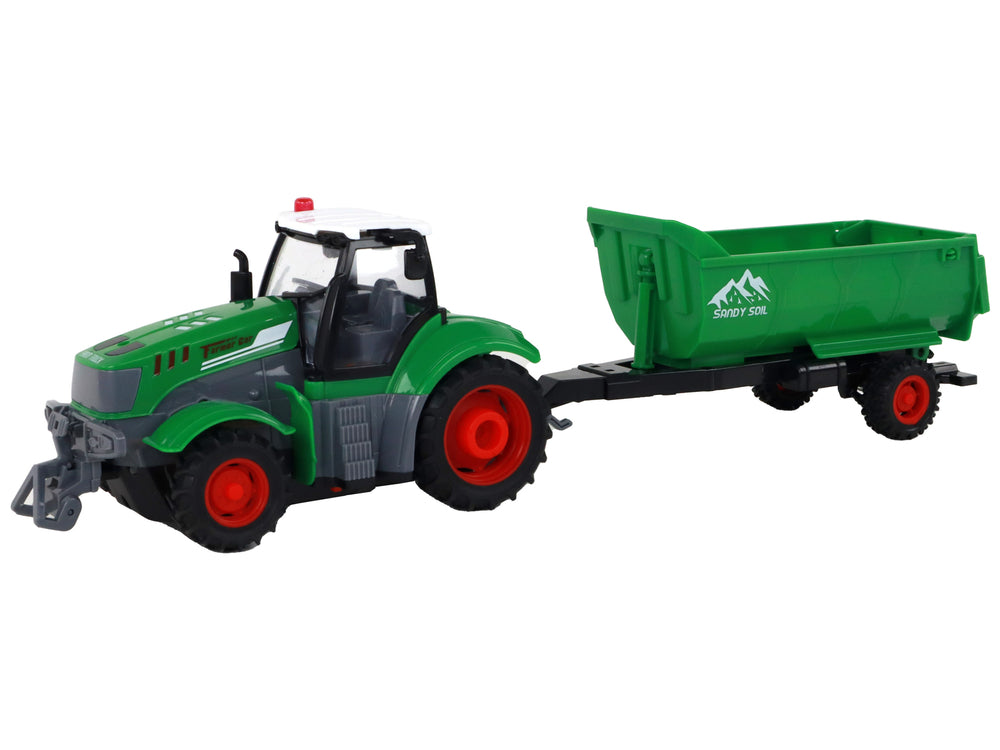 R/C-Traktor mit Anhänger 1:24 Lichter Grün