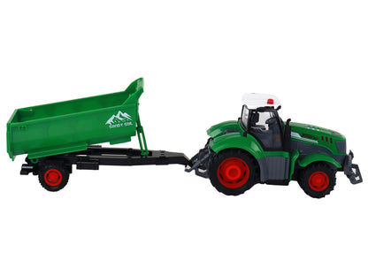 R/C-Traktor mit Anhänger 1:24 Lichter Grün