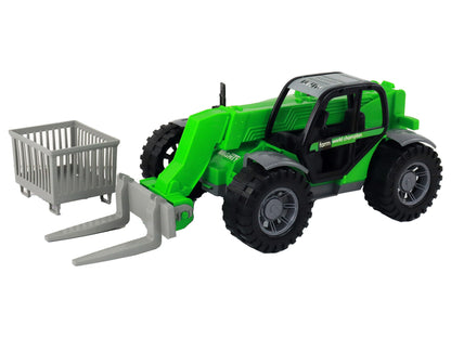 Landwirtschaftliches Fahrzeug, Traktor, grüner Kran, landwirtschaftliche Maschine