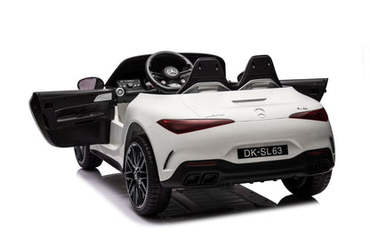 Elektro Kinderauto Mercedes AMG SL63 Weiß