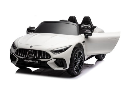 Elektro Kinderauto Mercedes AMG SL63 Weiß