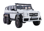 Elektro Kinderauto Mercedes G63 6x4 24V Weiß