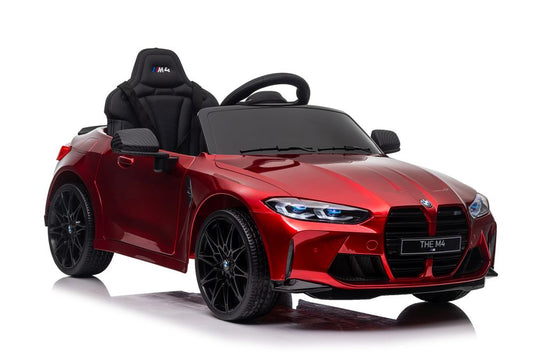 Elektro Kinderauto BMW M4 Rot Lackiert 12V 2x45W