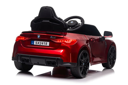 Elektro Kinderauto BMW M4 Rot Lackiert 12V 2x45W