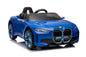 Elektro Kindermotorrad BMW I4 Blau
