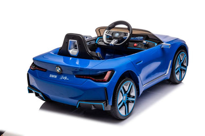 Elektro Kindermotorrad BMW I4 Blau