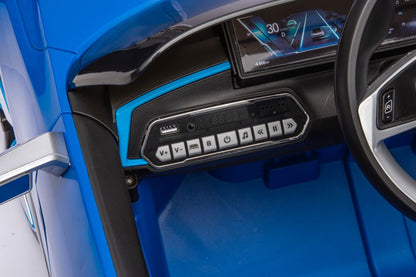 Elektro Kindermotorrad BMW I4 Blau