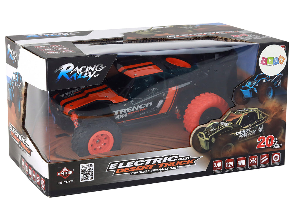 Ferngesteuertes Spielzeugauto Geländewagen R/C 1:24 Orange