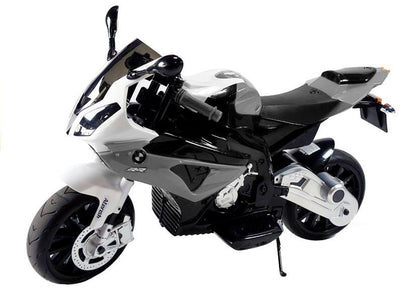 Elektro Kindermotorrad BMW S1000RR Silbern 24V