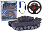 Ferngesteuerter R/C-Panzer Marineblau 1:18 mit Lichtern und Ton 27 MHz