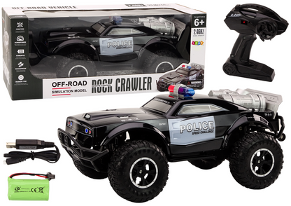 Ferngesteuertes Gelände-Polizeiauto Spielzeug RC 1:8
