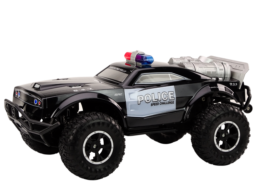 Ferngesteuertes Gelände-Polizeiauto Spielzeug RC 1:8