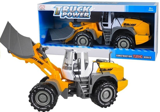 Bulldozer bulldozer made of plastic vehicle car