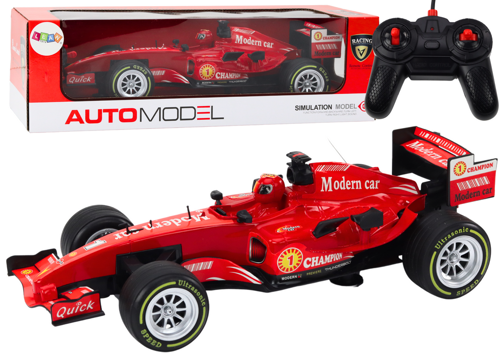 Ferngesteuertes Spielzeugauto RC Racer 1:12 Mit Roten Lichtern Und Geräuschen