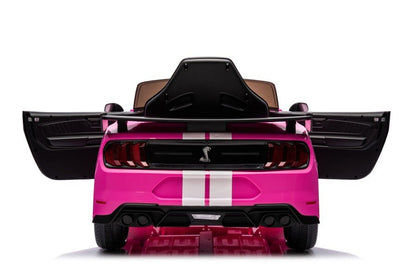 Elektro Kinderfahrzeug Ford Mustang GT500 Shelby Rosa