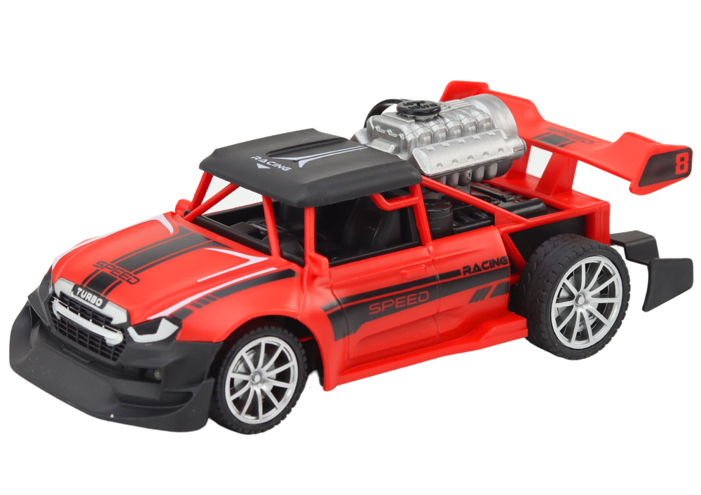 Ferngesteuertes Spielzeugauto 1:20 Mit Raucheffektlichtern Rot