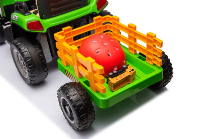 Battery-powered tractor BBH-030, green
