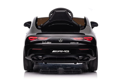 Elektro Kinderauto Mercedes CLA 45s AMG Schwarz Lackiert 4x4