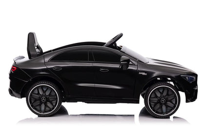 Elektro Kinderauto Mercedes CLA 45s AMG Schwarz Lackiert 4x4