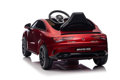 Elektro Kinderauto Mercedes CLA 45s AMG Rot Lackiert 4x4