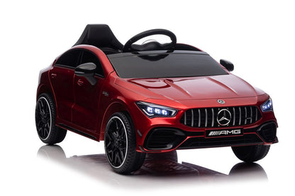 Elektro Kinderauto Mercedes CLA 45s AMG Rot Lackiert 4x4