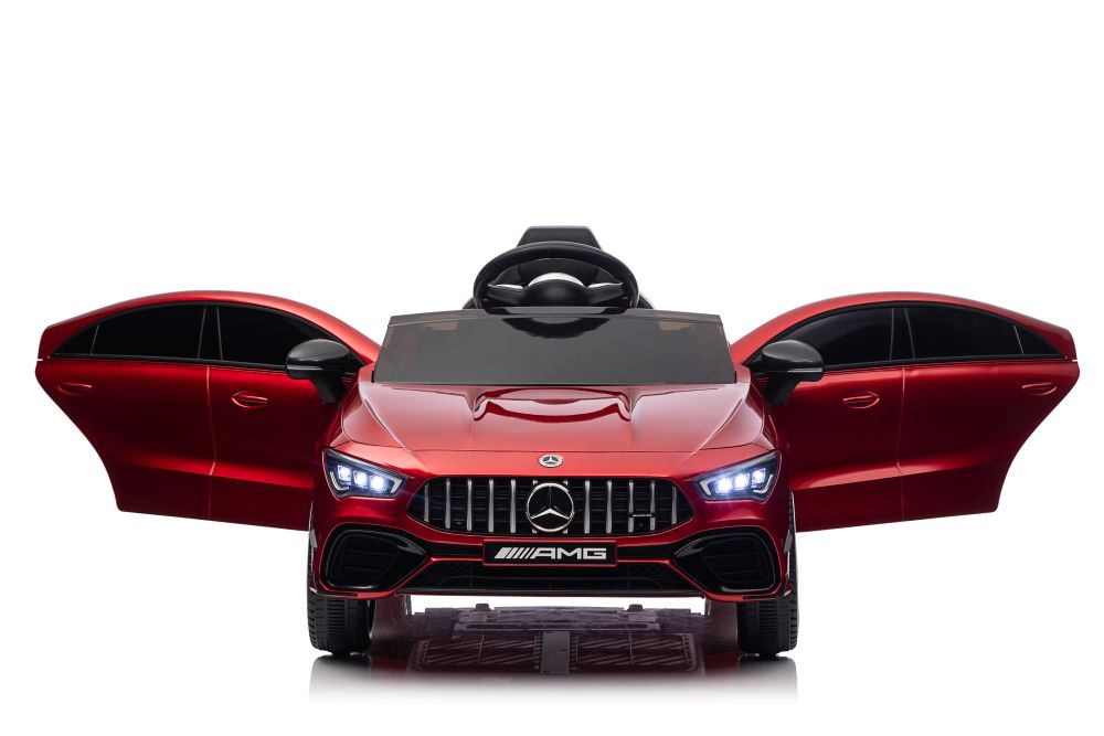 Elektro Kinderauto Mercedes CLA 45s AMG Rot Lackiert 4x4