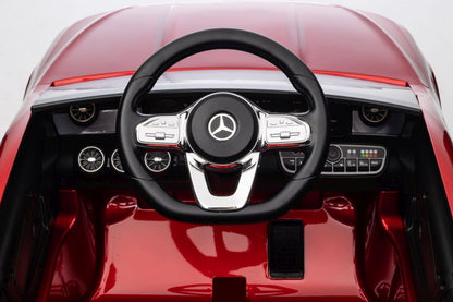 Elektro Kinderauto Mercedes CLA 45s AMG Rot Lackiert 4x4