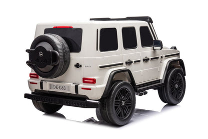 Elektro Kinderauto Mercedes G63 XXL Weiß 4x4
